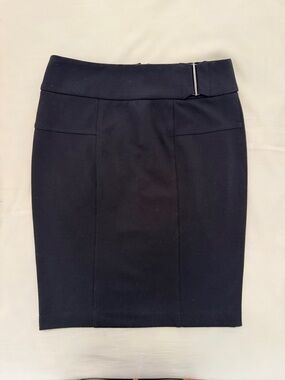Grace Elements Classic Black Women's Unlined Pencil Skirt - Size 6
